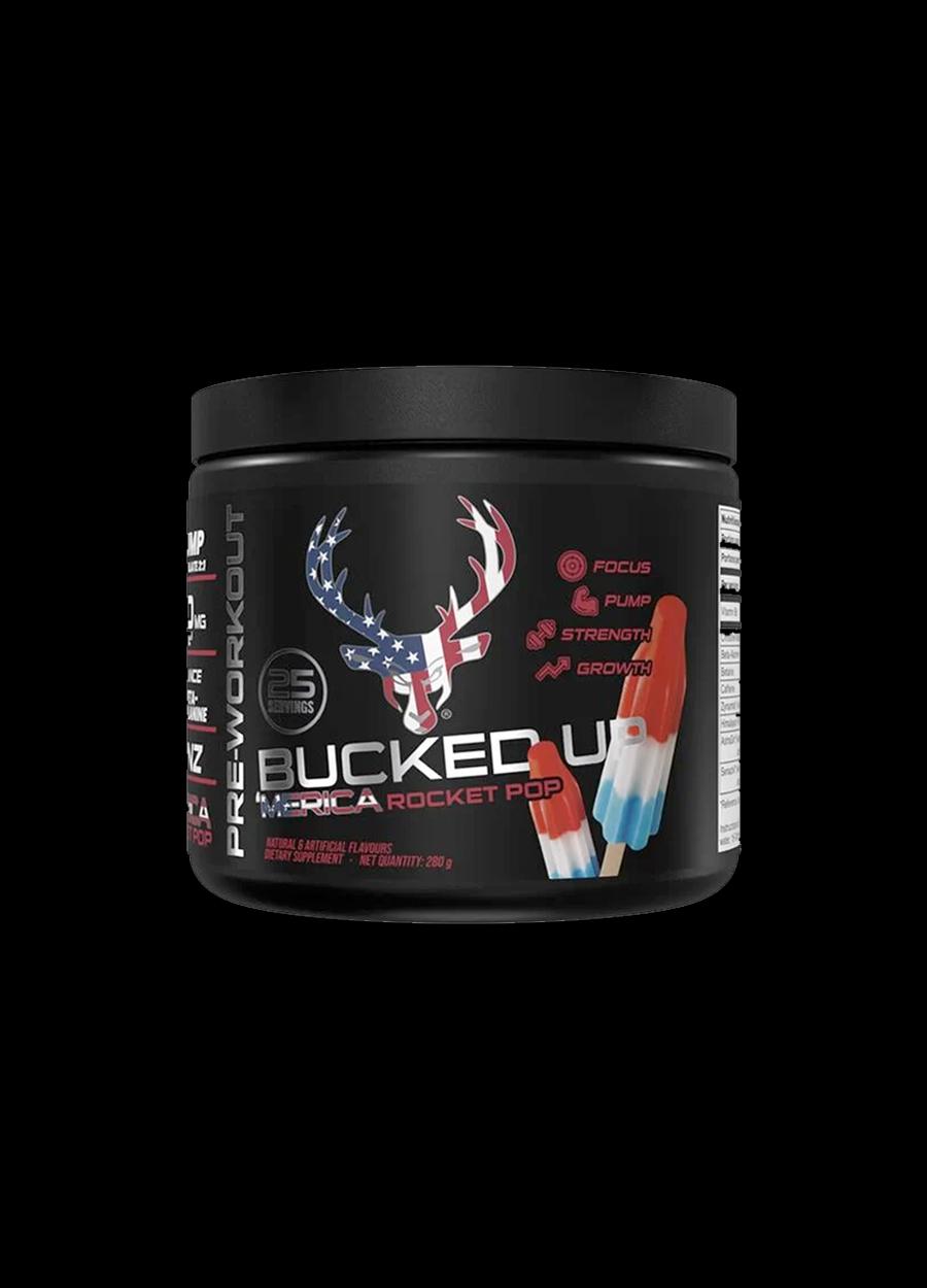 Bucked Up PWO 280g 'Merica Rocket Pop Framsida