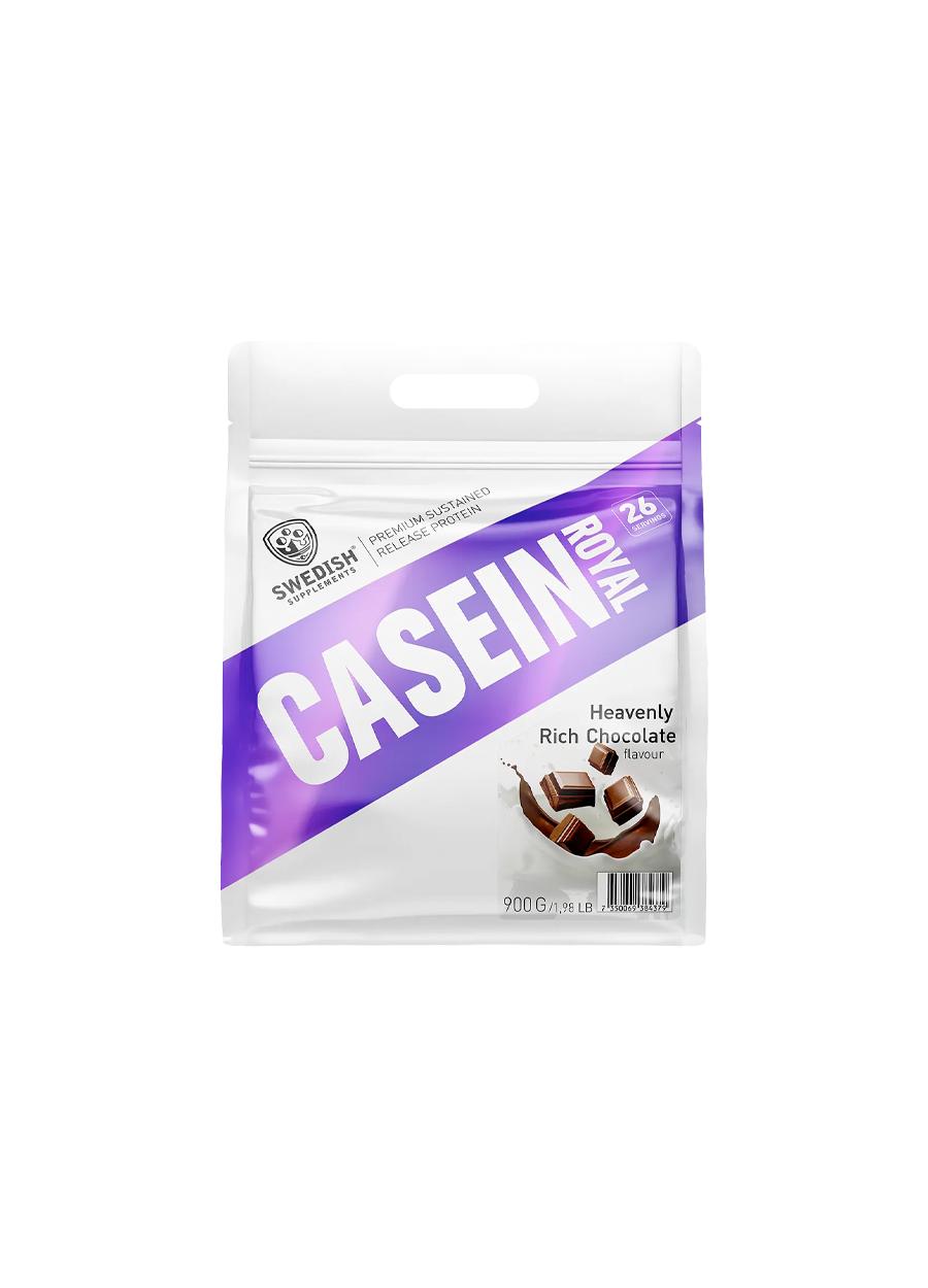 Swedish Supplements Royal Casein Kaseinprotein 900g Heavenly Rich Chocolate Framsida
