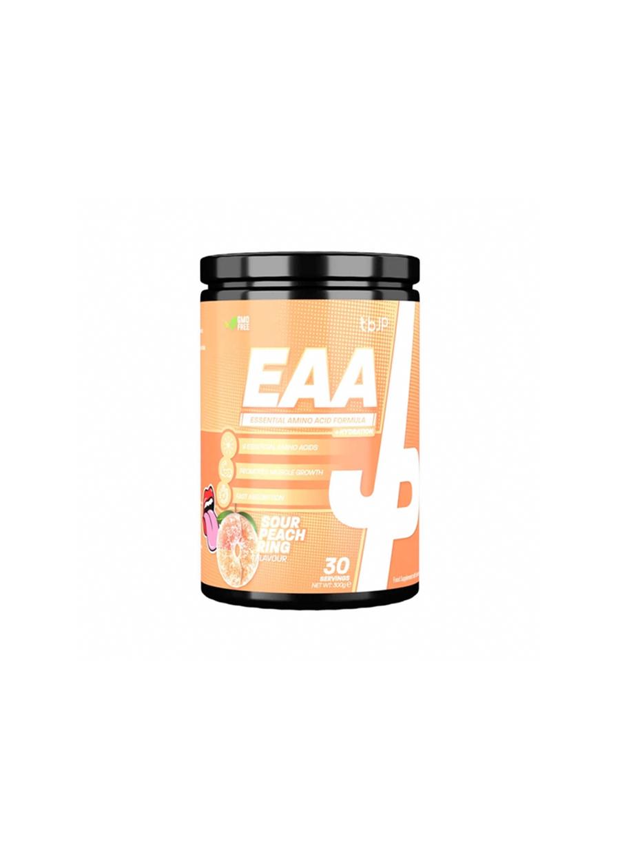 Trained by JP EAA + Hydration 300g Sour Peach Rings Framsida