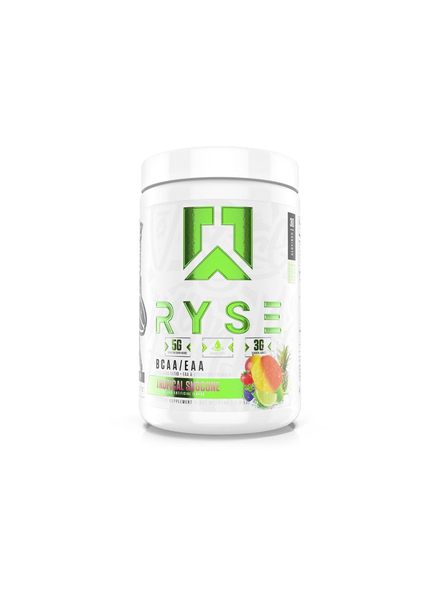 RYSE Supplements BCAA + EAA 378g Tropical Snocone Framsida
