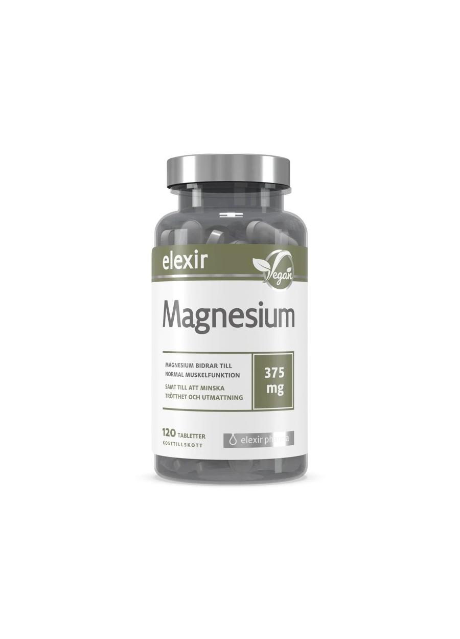 Elexir Pharma Magnesium 120 Tabletter Framsida