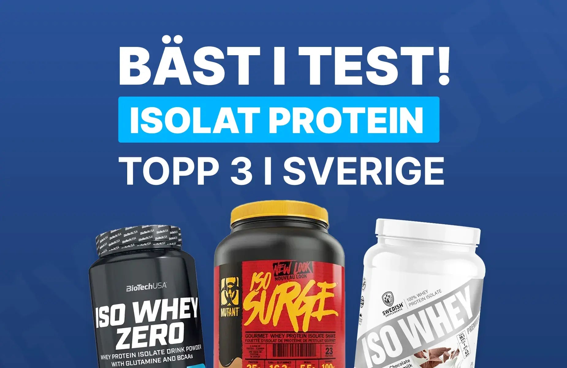 Bästa isolat 2026 - Topp 3 i Sverige