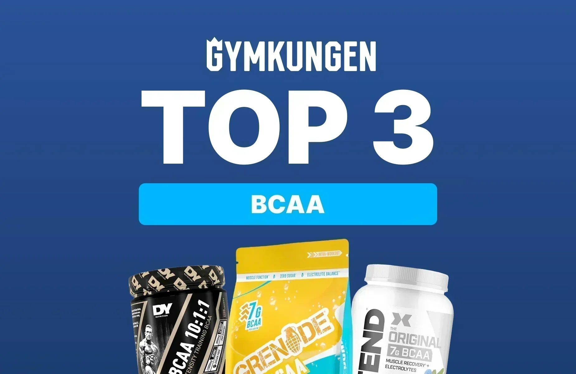 Bästa BCAA 2026 - Topp 3 i Sverige!