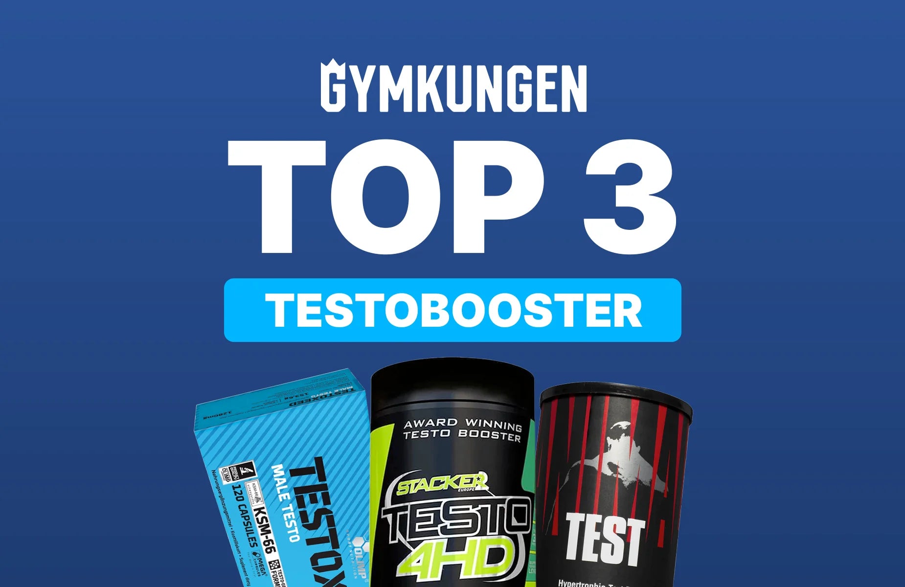 Bästa Testobooster 2026 - Topp 3 i Sverige