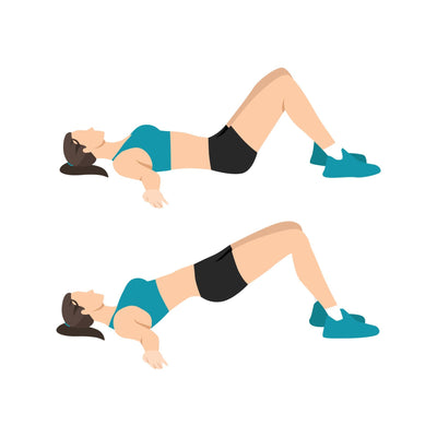 Glute bridge - Så här gör du