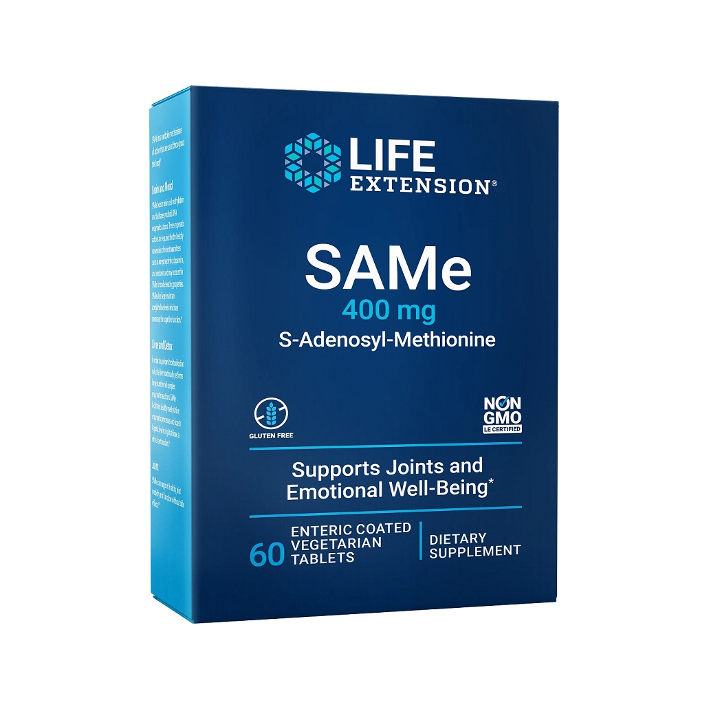SAMe S-Adenosyl-Methionine, 400mg - 60 enteric coated tabs