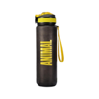 Animal Water Bottle, Black with Yellow - 1000 ml.