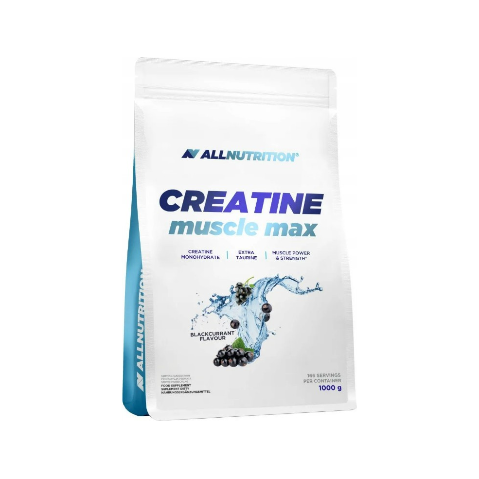 Creatine Muscle Max, Blackcurrant - 1000 grams