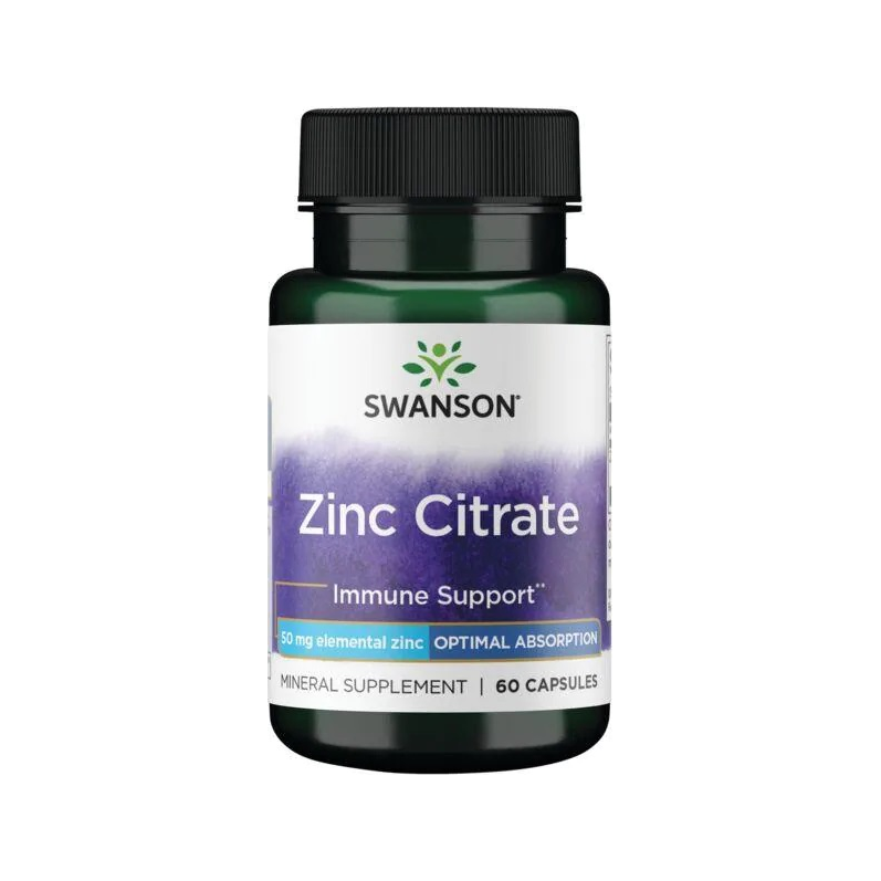 Zinc Citrate, 50mg - 60 caps