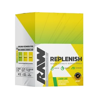Replenish 20-pack från Raw Nutrition, lemon lime, dryckespaket i kartong