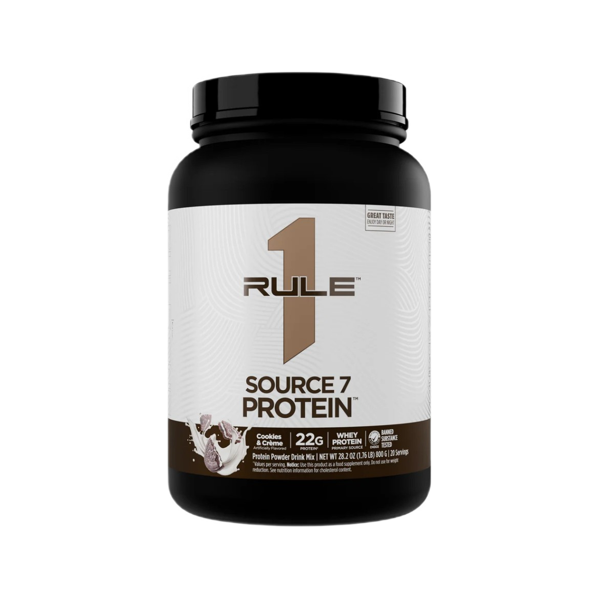 Source7 Protein, Cookies & Creme - 800 grams