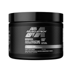 Creatinetillskott i svart burk, MuscleTech Platinum 100% kreatinmonohydrat 200 g