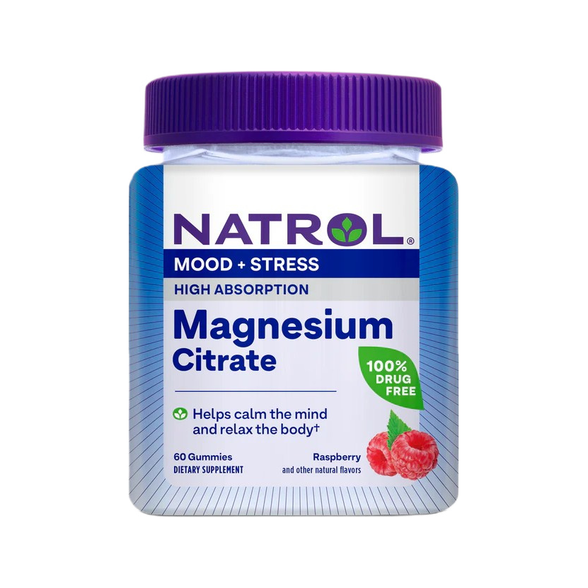 High Absorption Magnesium Citrate, Raspberry - 60 gummies