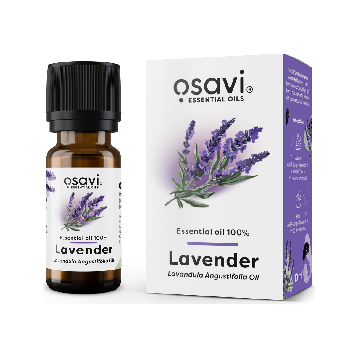 Essential Oil 100%, Lavender - 10 ml.
