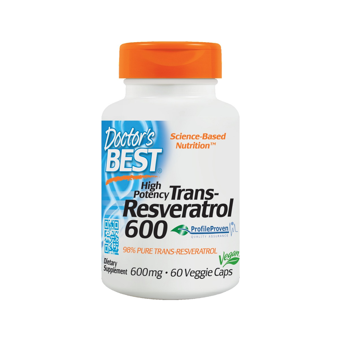 Trans-Resveratrol 600, 600mg - 60 vcaps