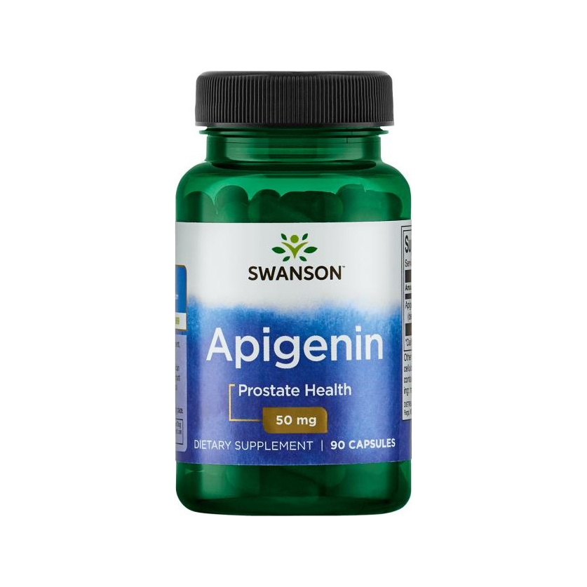 Swanson Apigenin kapselflaska med 90 kapslar, 50 mg