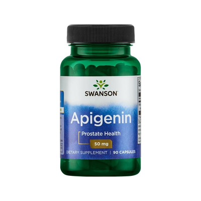 Swanson Apigenin kapselflaska med 90 kapslar, 50 mg