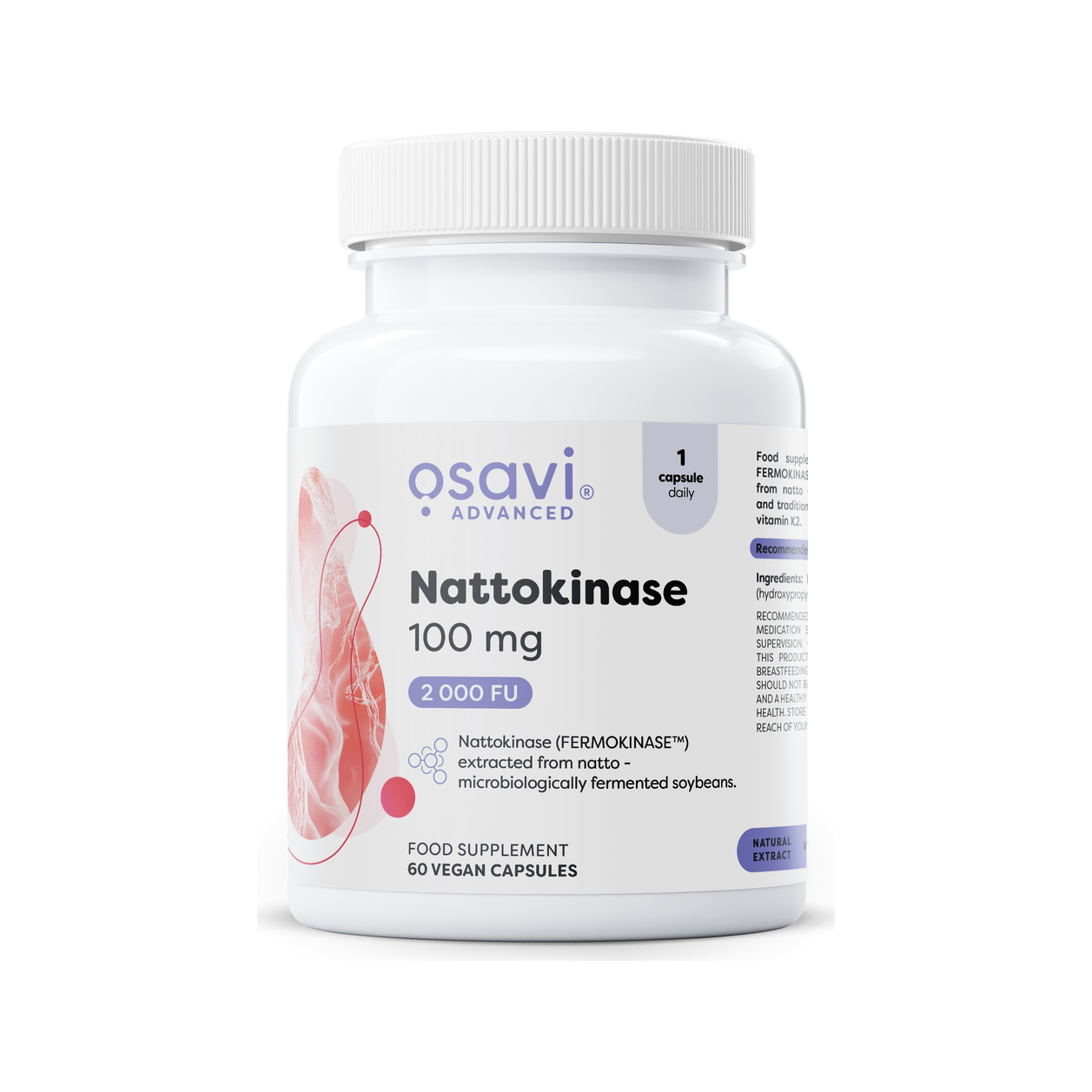 Nattokinase, 100mg - 60 vegan caps