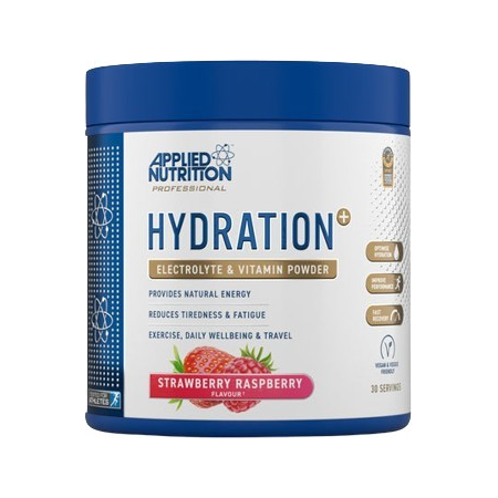 Applied Nutrition Hydration+ elektrolyt- och vitaminpulver, jordgubb & hallon