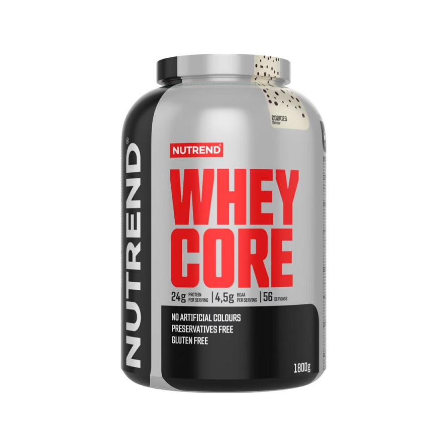 Whey Core proteinpulver 1800 g, cookies-smak