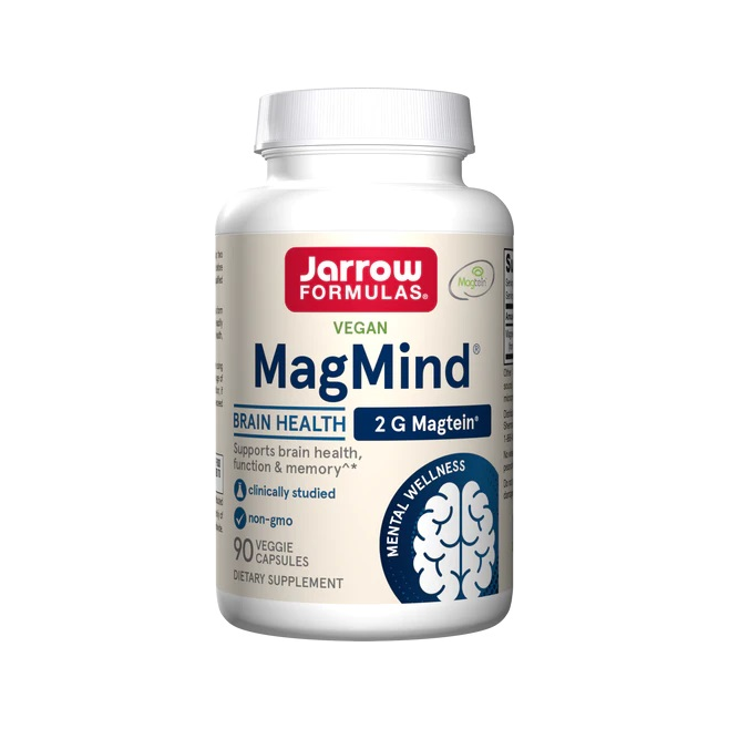 MagMind tillskottsflaska, Jarrow Formulas, 90 kapslar
