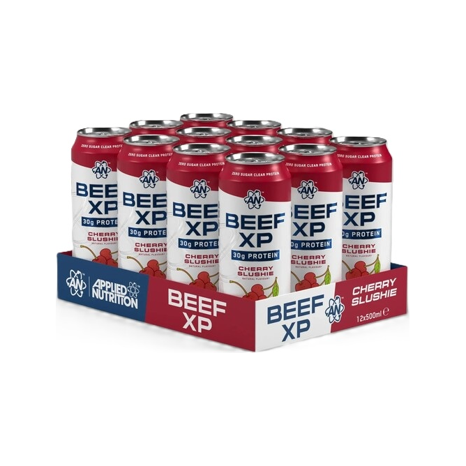 Beef XP Cans, Cherry Slushie - 12 x 500 ml.
