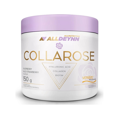 Allnutrition AllDeynn CollaRose-burk 150 g hallon & vild jordgubb, lila lock