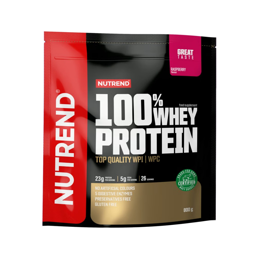 100% Whey Protein, Raspberry - 800 grams