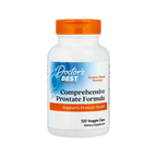 Doctor's Best prostataformel i vit burk med orange lock