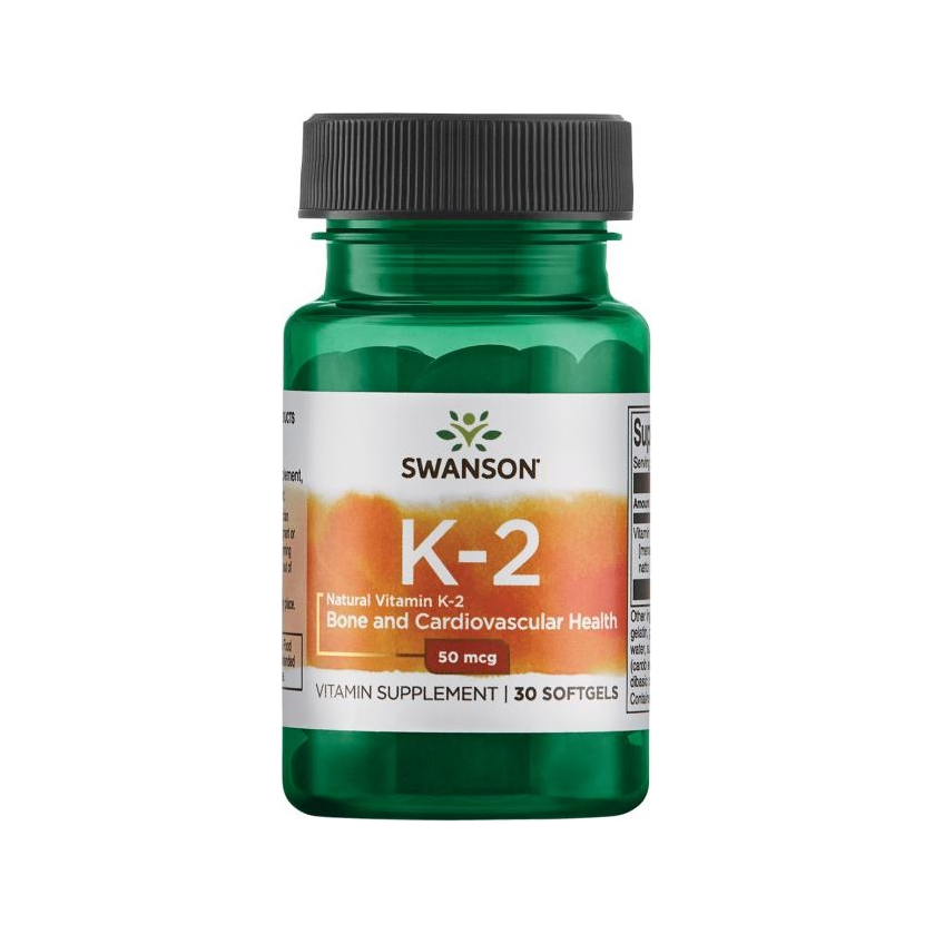 Vitamin K-2 - Natural, 50mcg - 30 softgels
