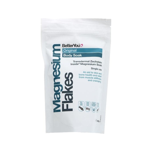 BetterYou magnesiumflakes 250 g i vit påse