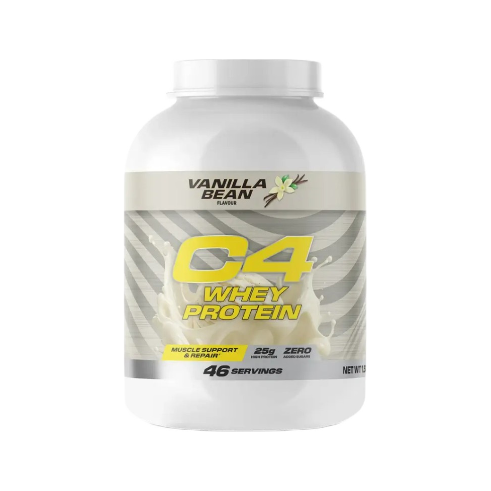 C4 Whey Protein, Vanilla Bean - 1587 grams