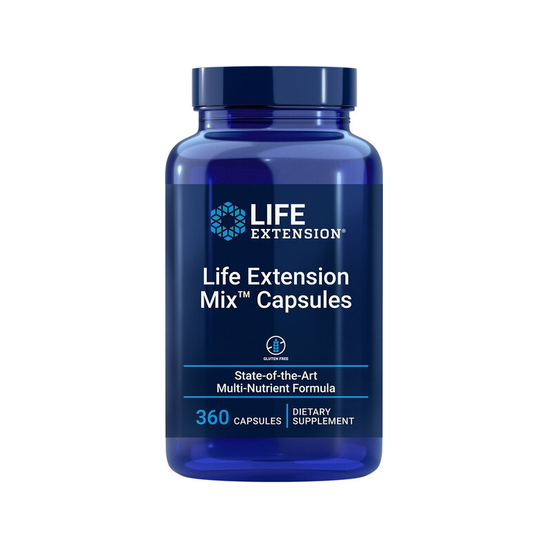 Kapselburk Life Extension Mix™ 360 kapslar, mörkblå