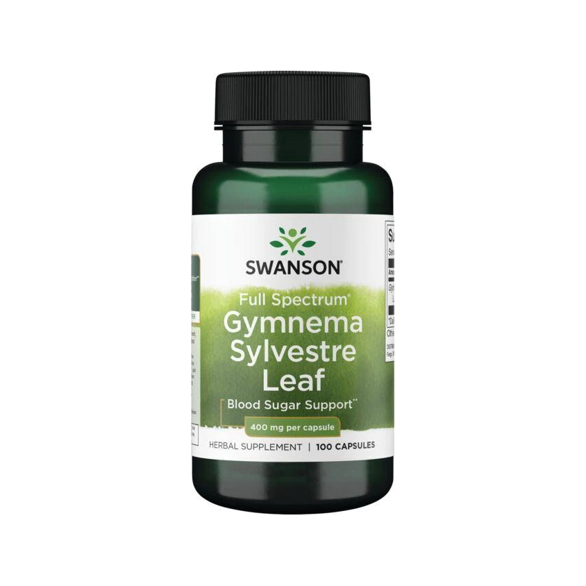 Swanson Full Spectrum Gymnema Sylvestre Leaf kapselburk, 100 kapslar