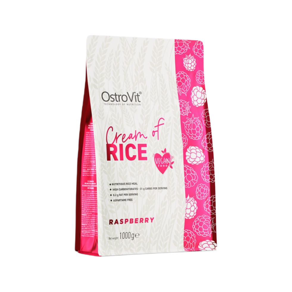 Risgrynsgröt i påse, OstroVit Cream of Rice, Raspberry, 1000 g