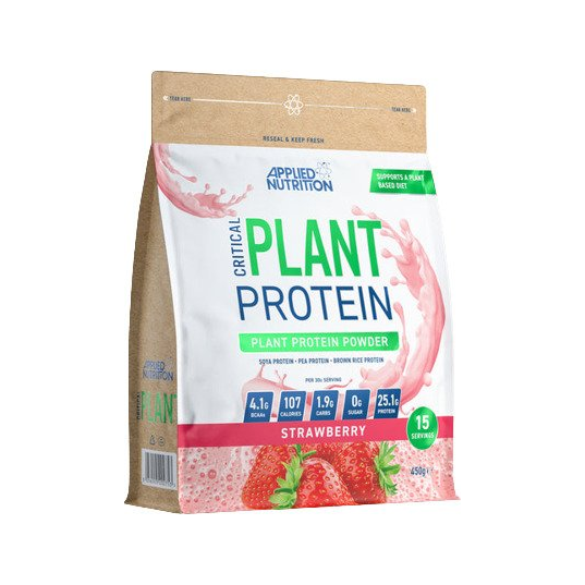 Critical Plant Protein, Strawberry - 450 grams