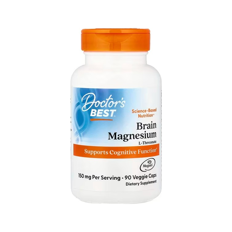 Brain Magnesium with Magtein, 150mg - 90 vcaps