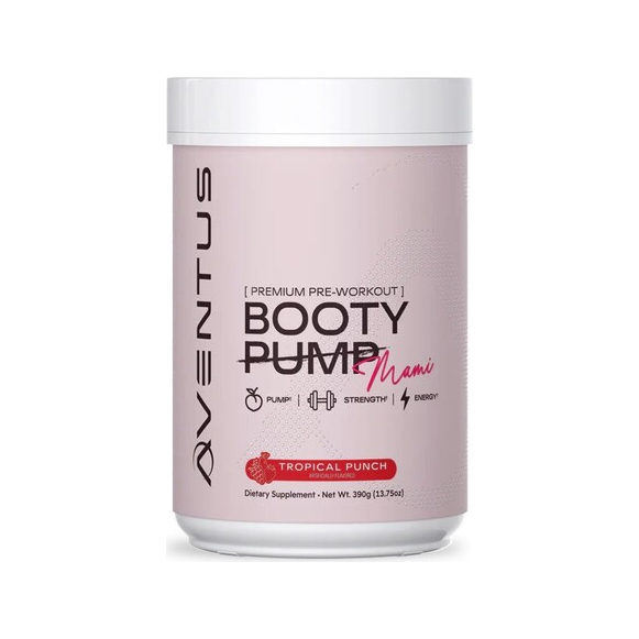 Booty Pump - Premium Pre-Workout, Mami Tropical Punch - 390 grams
