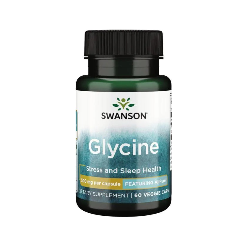 Glycine, 500mg - 60 vcaps