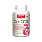 Jarrow Formulas Co-Q10 200 mg vegankapslar, 60 st, vit burk med etikett