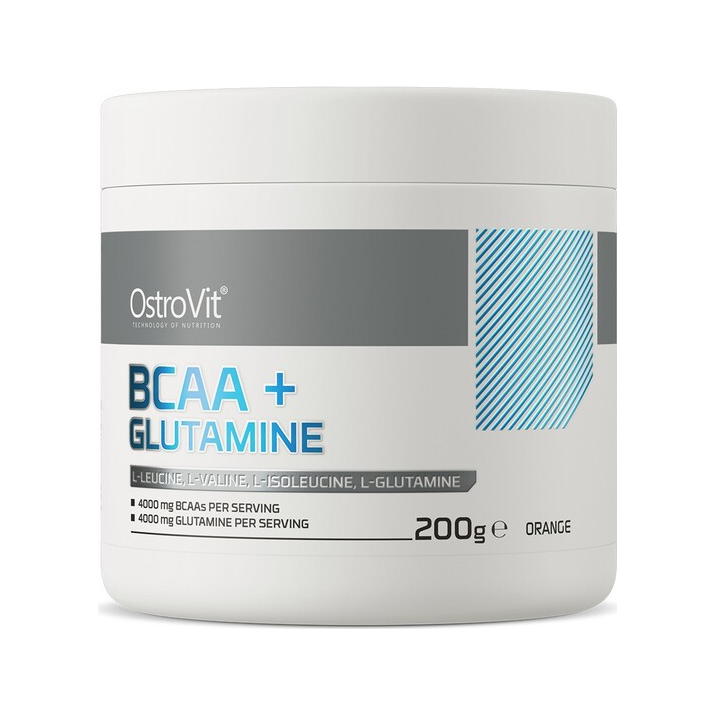 BCAA + Glutamine, Orange - 200 grams