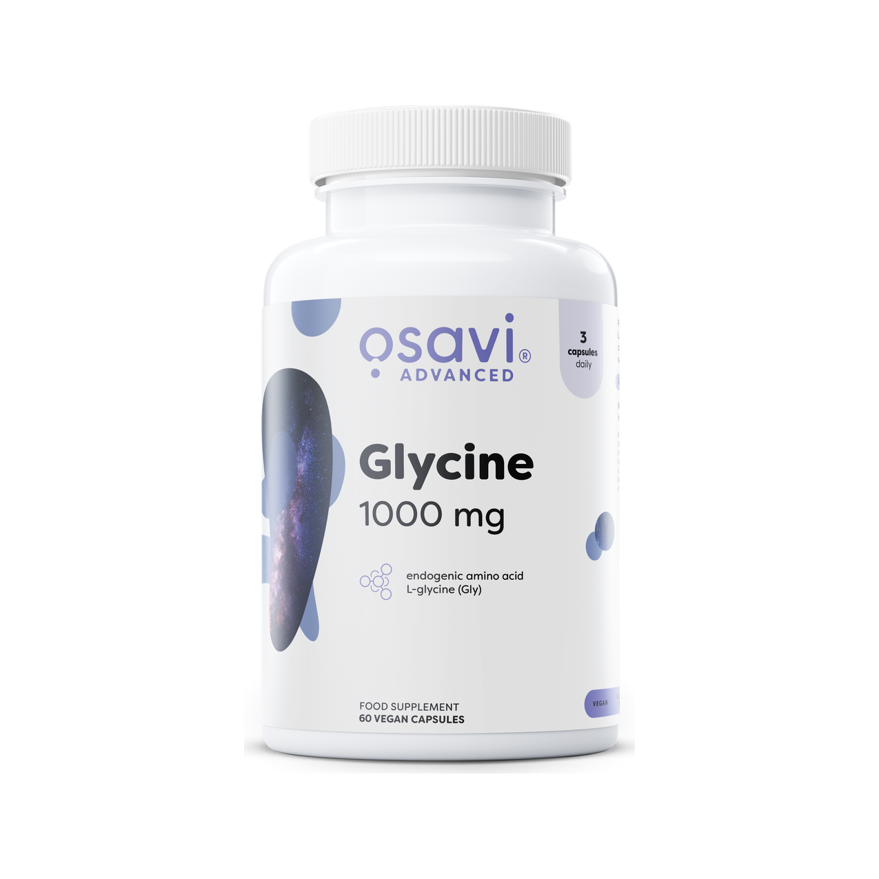 Glycine, 1000mg - 60 vegan caps