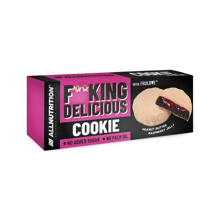 Fitking Delicious Cookie, Peanut Butter Raspberry Jelly - 128 grams