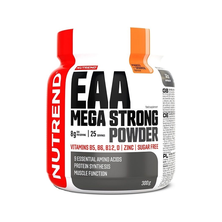 EAA Mega Strong Powder, Mango + Orange - 300 grams