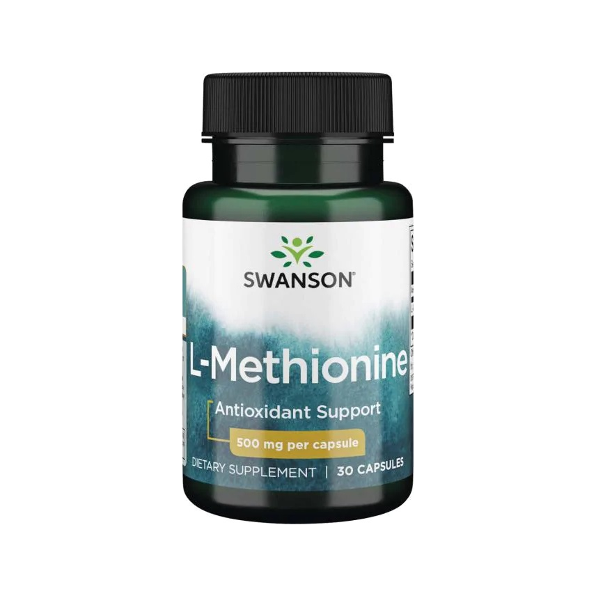 L-Methionine, 500mg - 30 caps