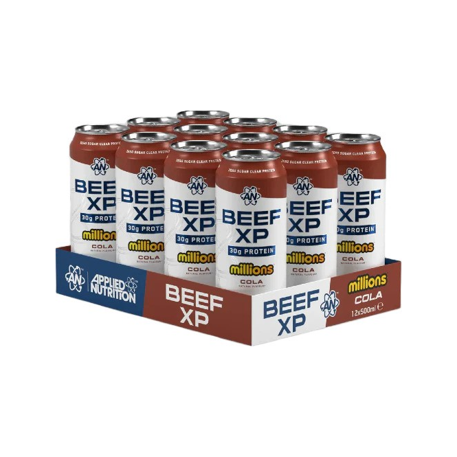 Beef XP Cans, Millions Cola - 12 x 500 ml.