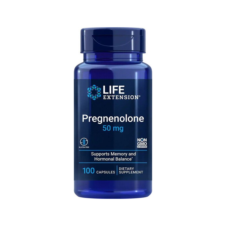 Pregnenolone, 50mg - 100 caps