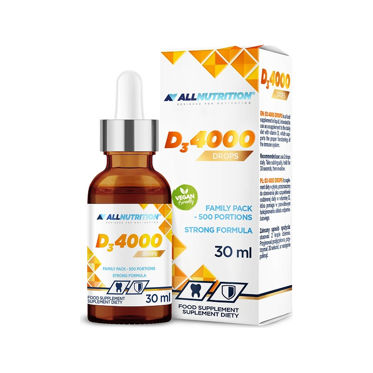 Vit D3 4000 Drops - 30 ml.