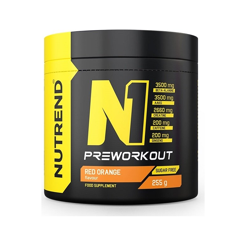 N1 Pre-Workout, Red Orange - 255 grams
