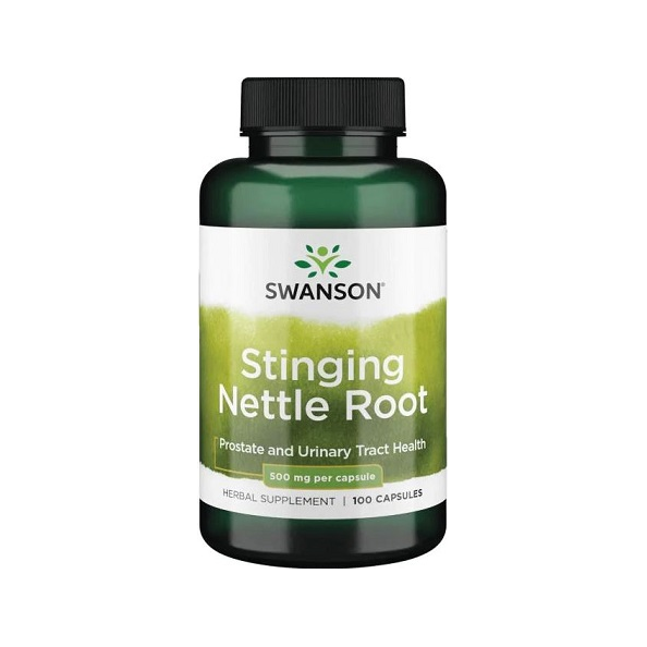 Swanson stickande nässelrot-tillskott, 500 mg per kapsel, 100 kapslar